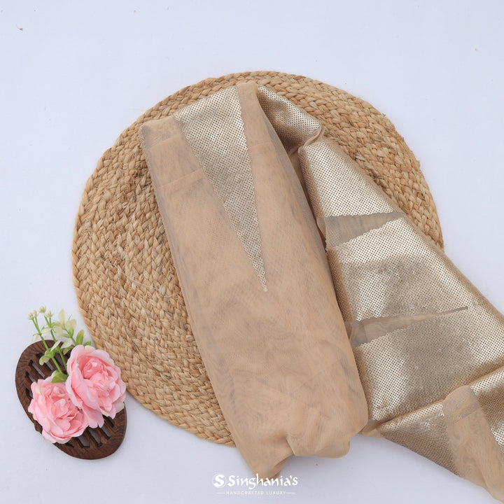 Champagne Pink Colour Tulle Fabric