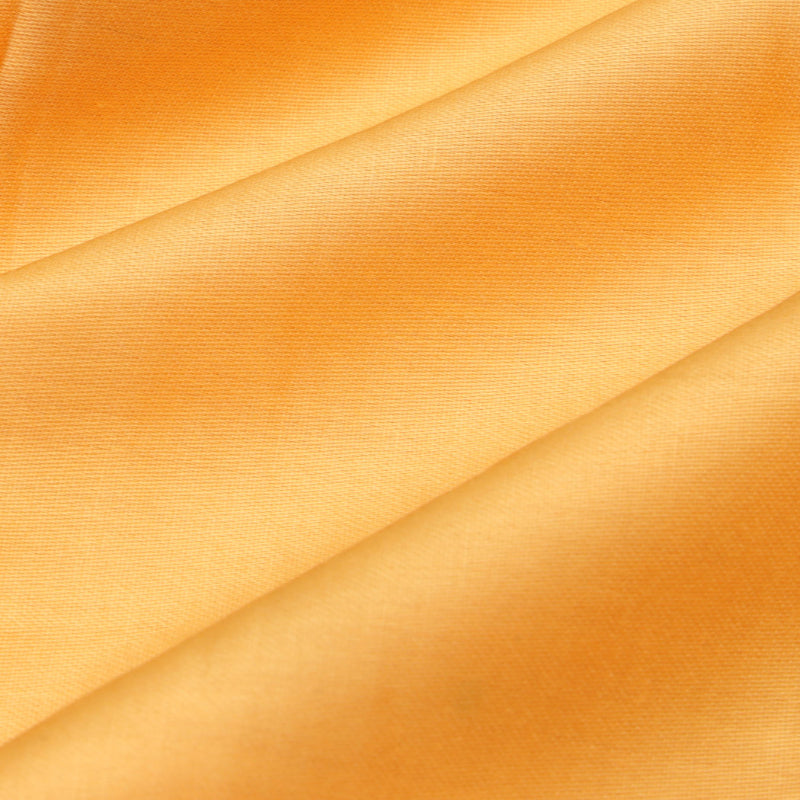 Hunyadi Yellow Colour Plain Linen Fabric