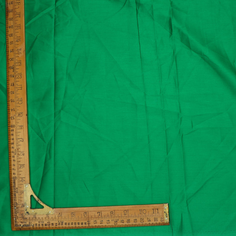 Evergreen Green Colour Plain Linen Fabric