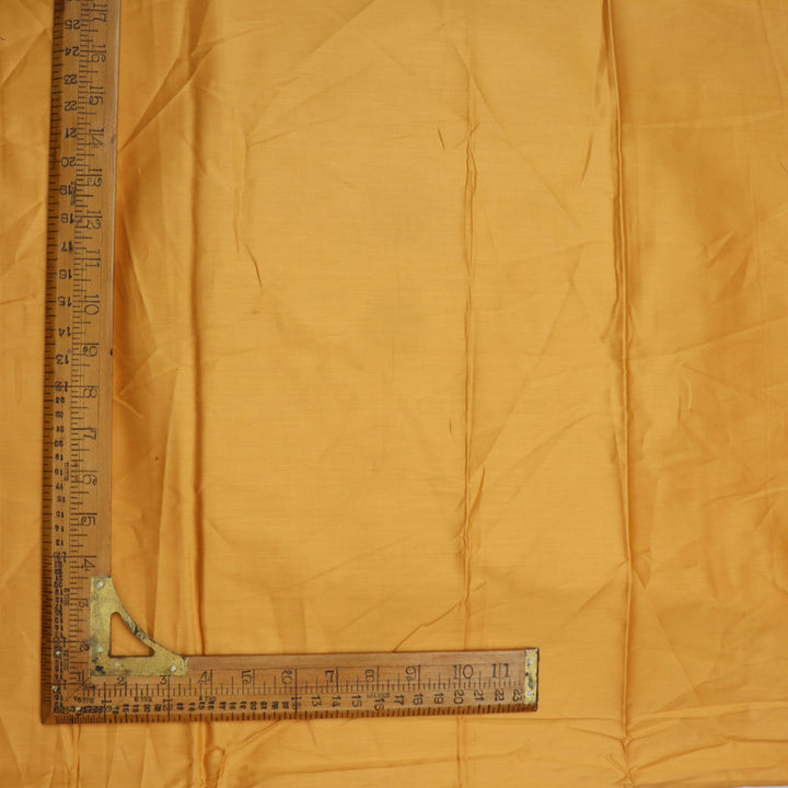 Hunyadi Yellow Colour Plain Linen Fabric