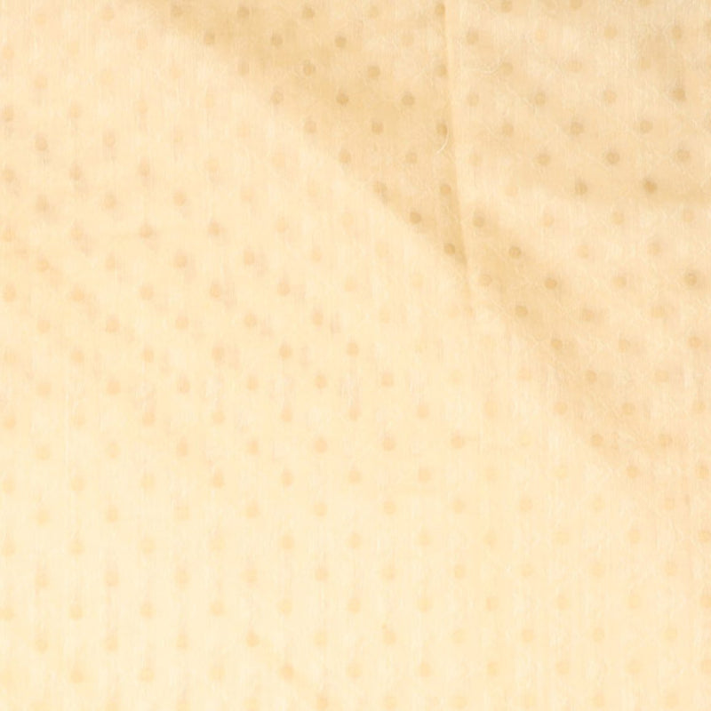 Parmesan beige colour cotton fabric with small zari buttis