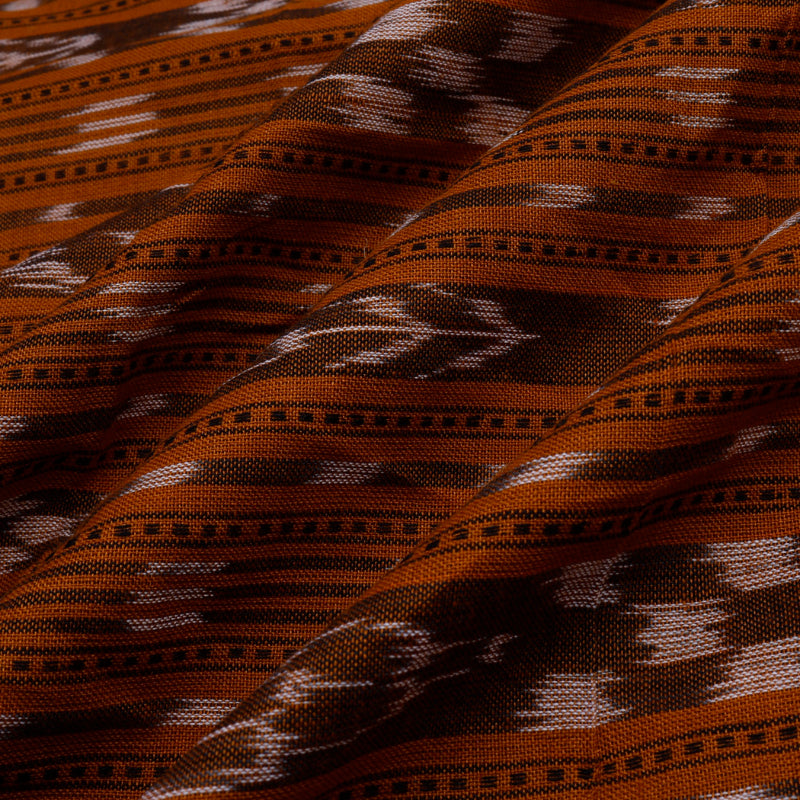 Tawny Brown Color Cotton Fabric