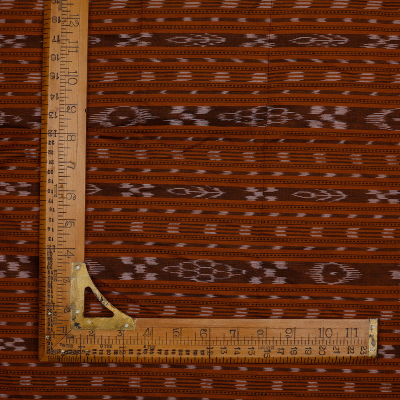 Tawny Brown Color Cotton Fabric