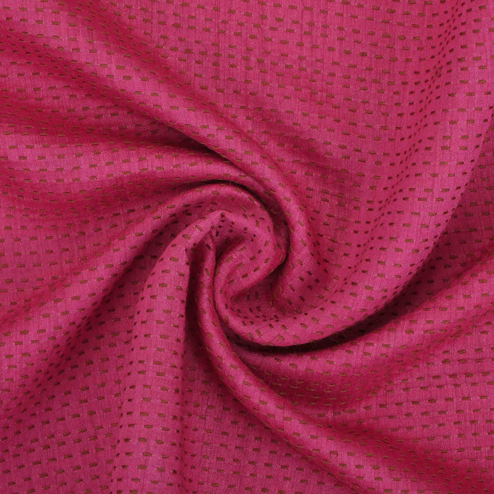 French Pink Moonga Embroidery Fabric