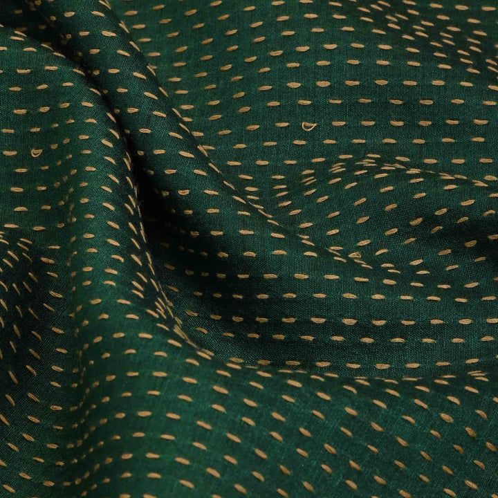 Sacramento Green Moonga Embroidery Fabric
