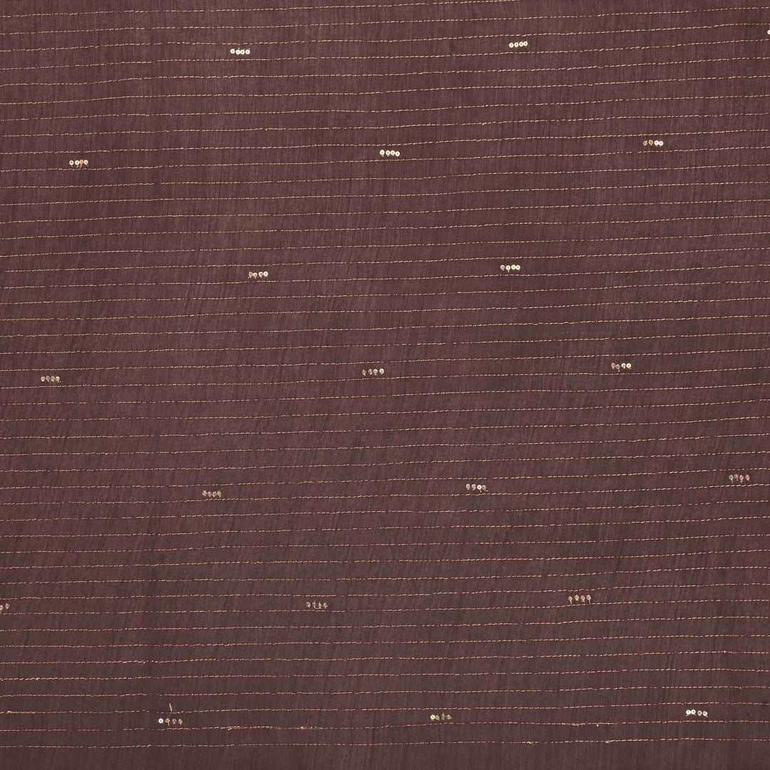 Kalamata Purple Moonga Embroidery Fabric