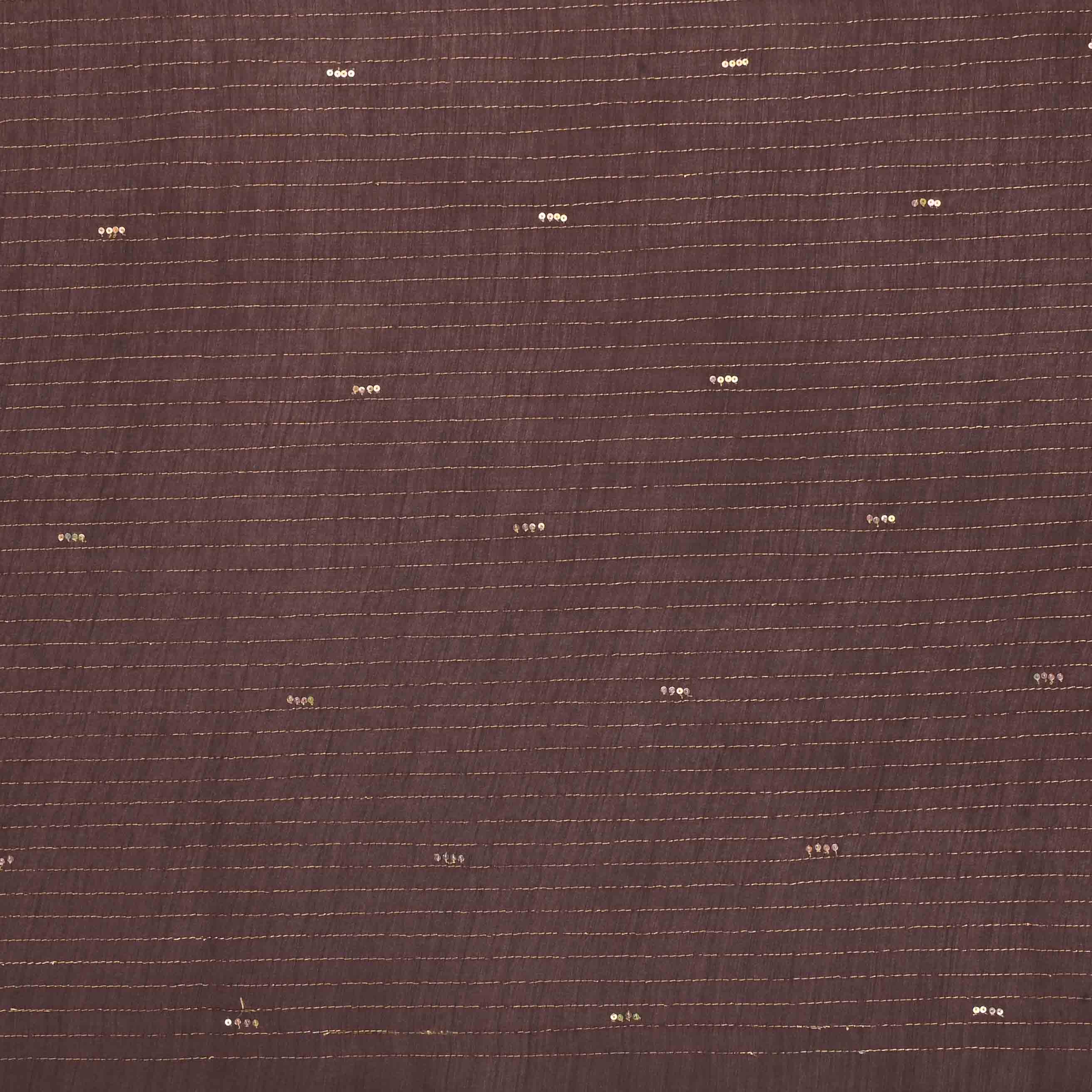 Kalamata Purple Moonga Embroidery Fabric