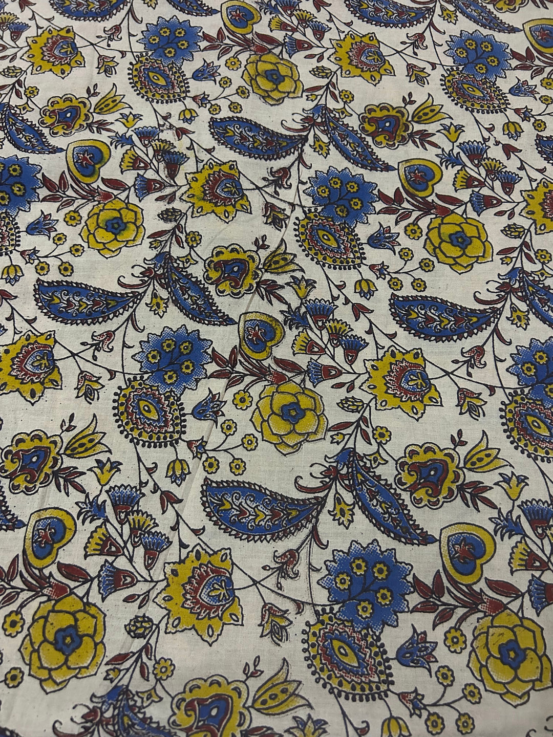 Floral Printed Kalamkari Fabric