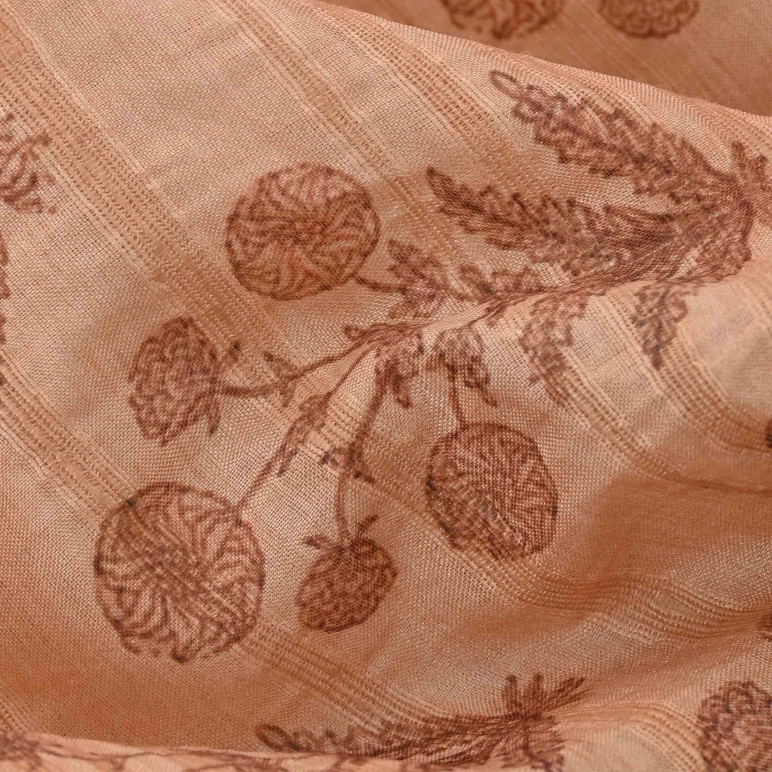 Pastels Floral Printed Silk Fabric