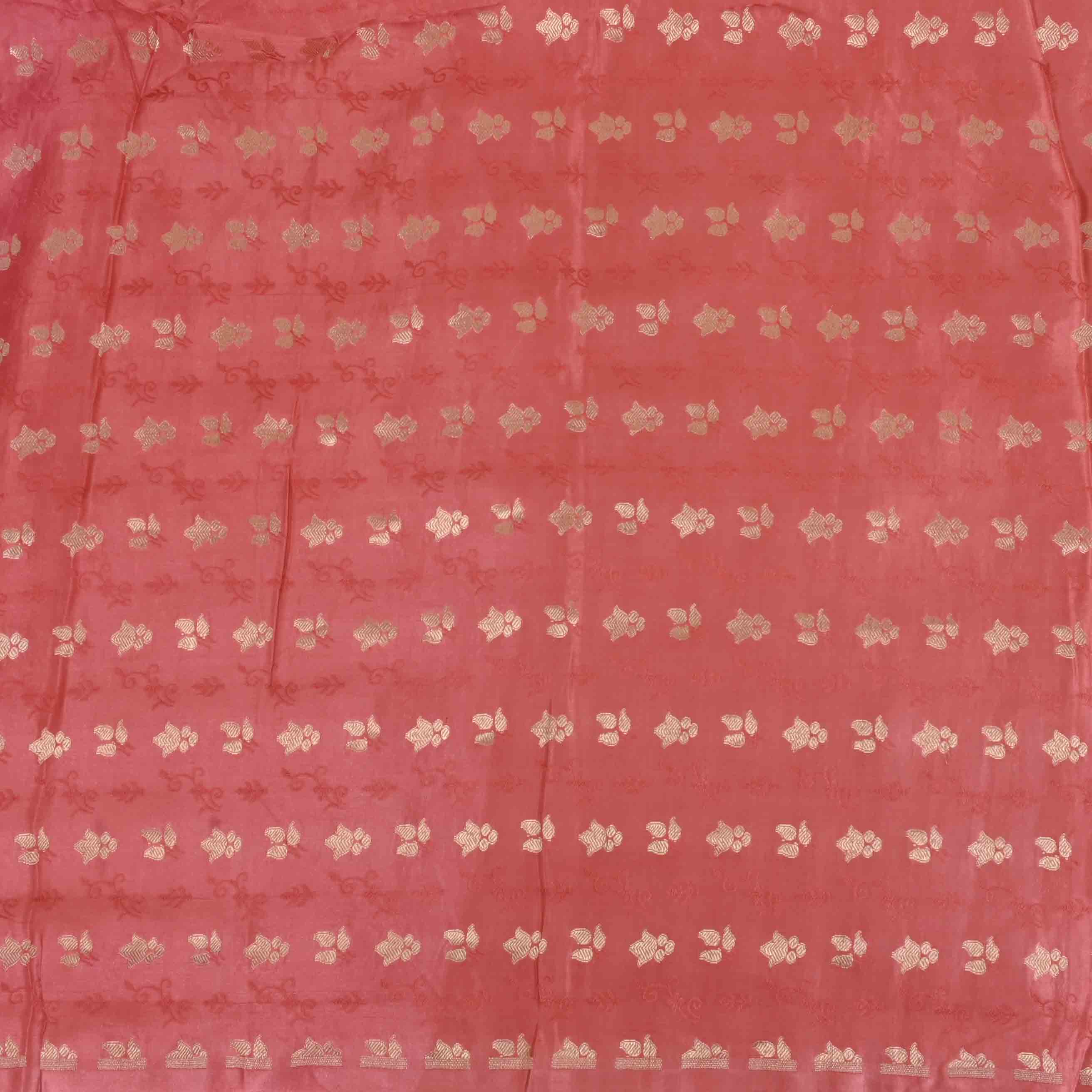 Radiant Red Banarasi Fabric