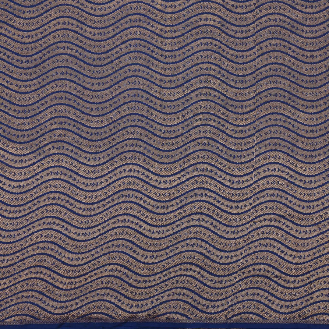 Blue Banarasi Fabric