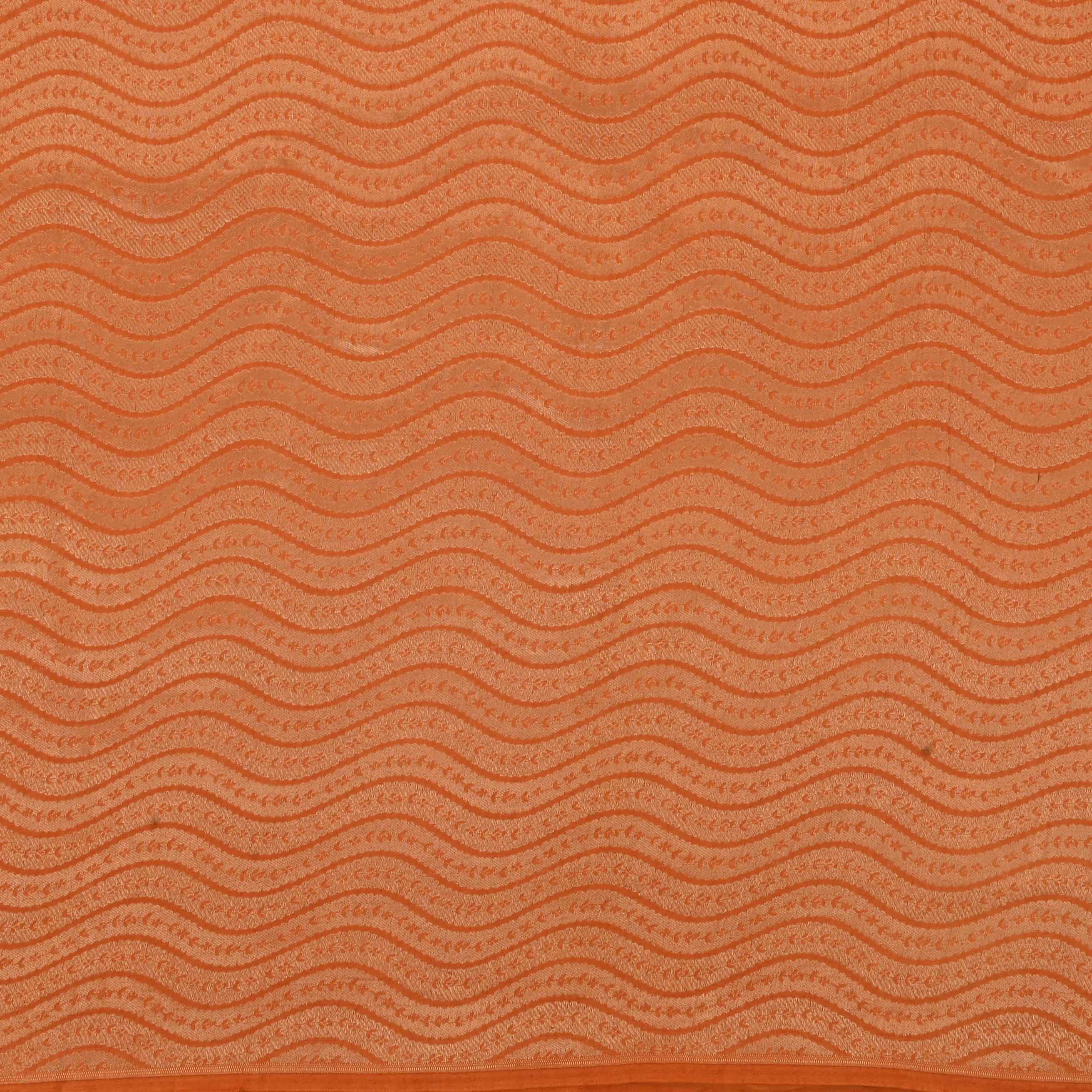 Orangepeach Banarasi Fabric