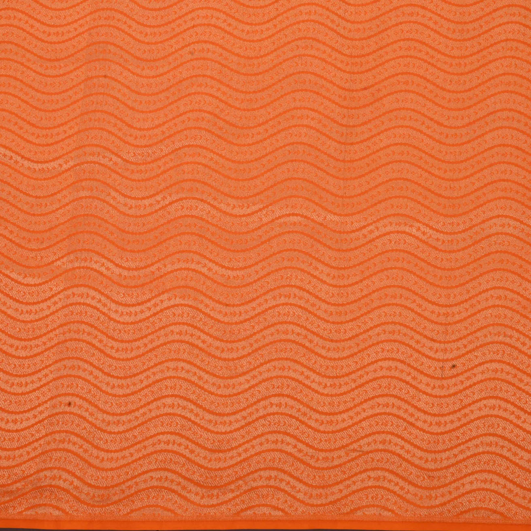 Orangepeach Banarasi Fabric