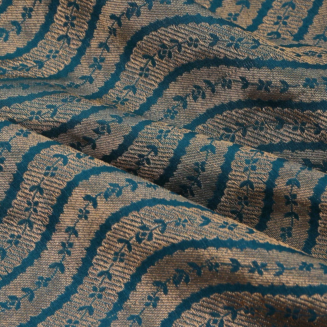 Green Banarasi Fabric