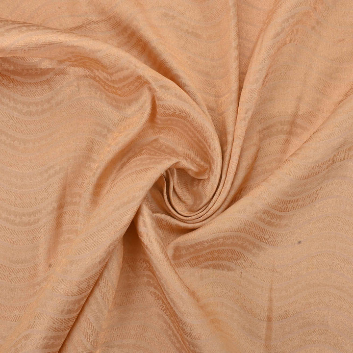 Creamhalf White Banarasi Fabric