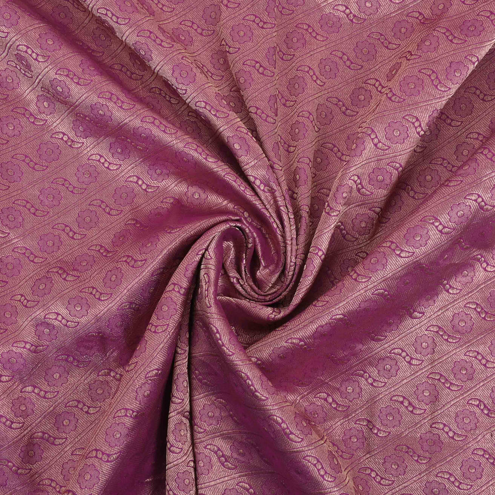 Purpleviolet Banarasi Fabric