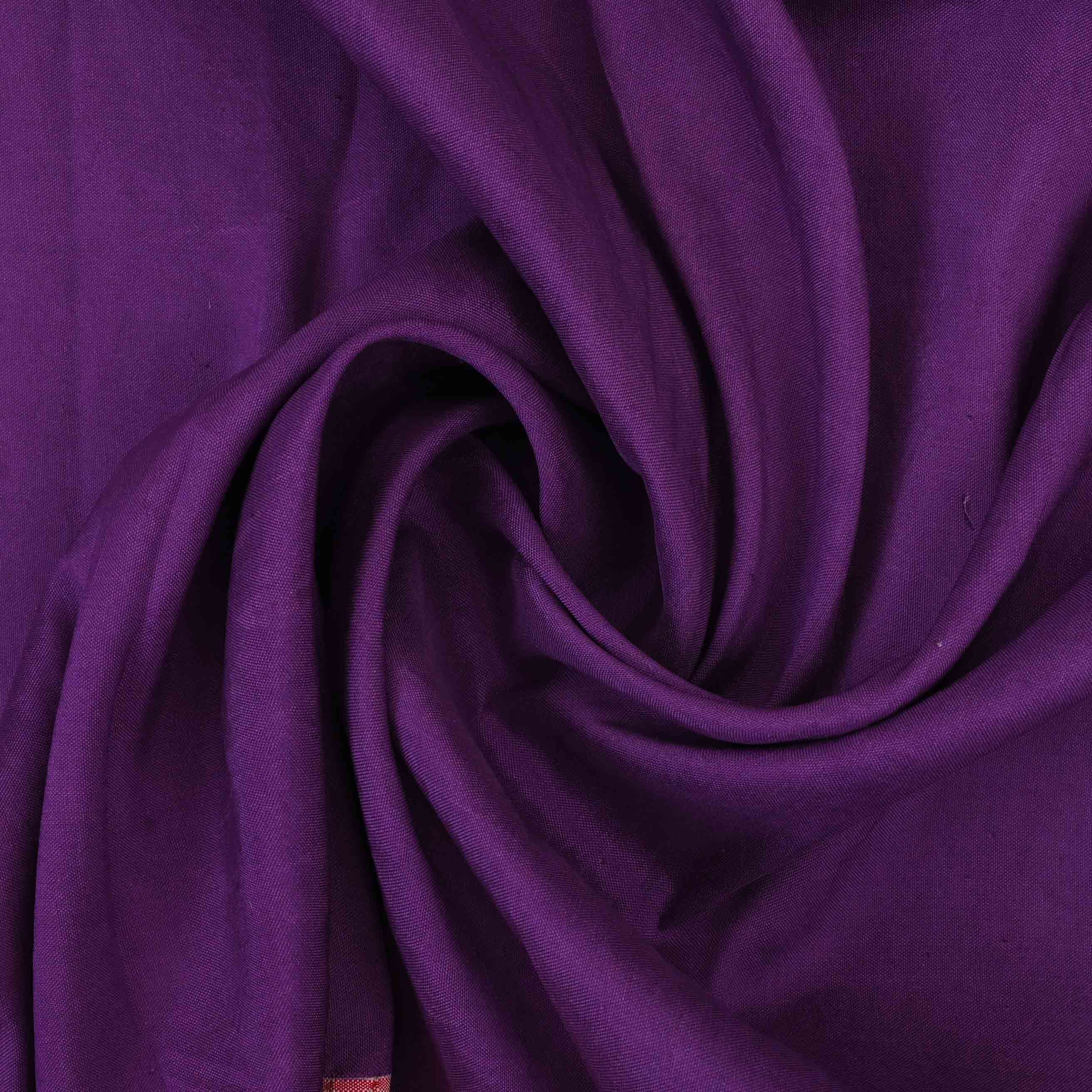 Blue Violet Paithani Fabric