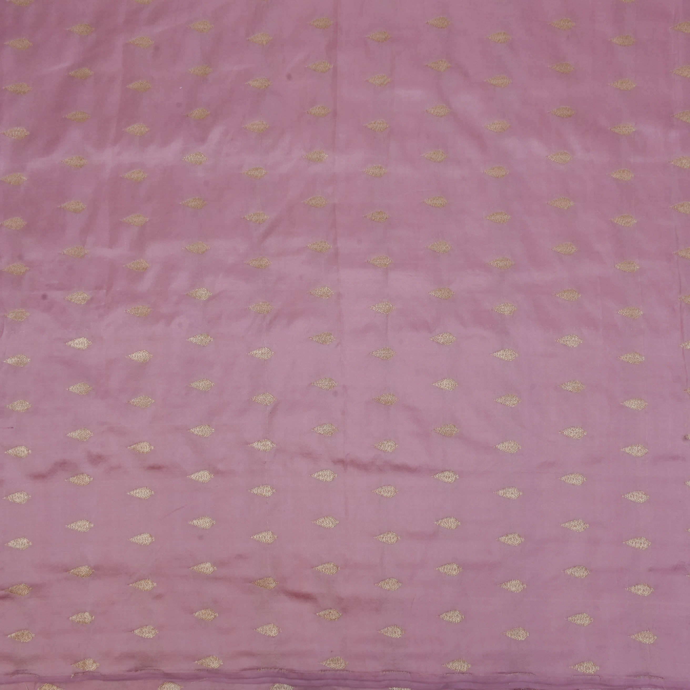 Pale Purple Banarasi Fabric With Floral Buttis